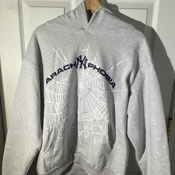 Arachnophobia Gray Hoodie